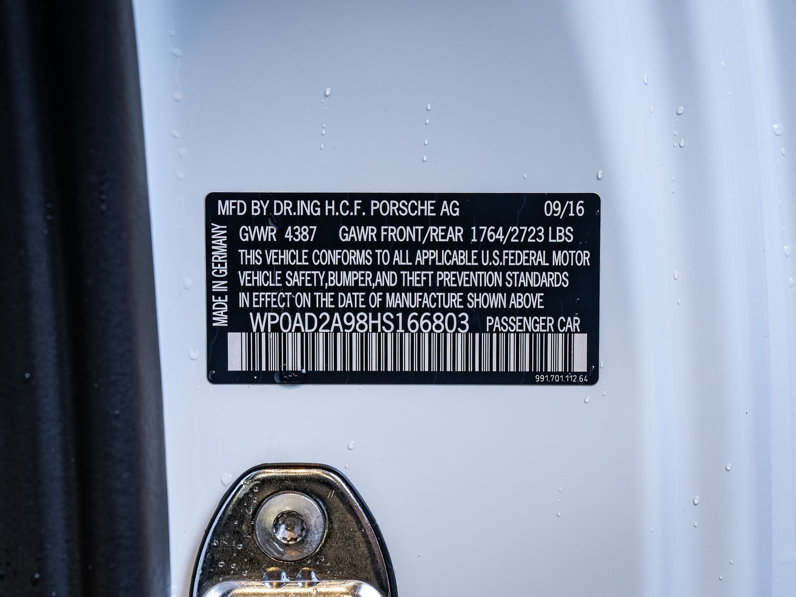 2017 Porsche 911 Turbo S