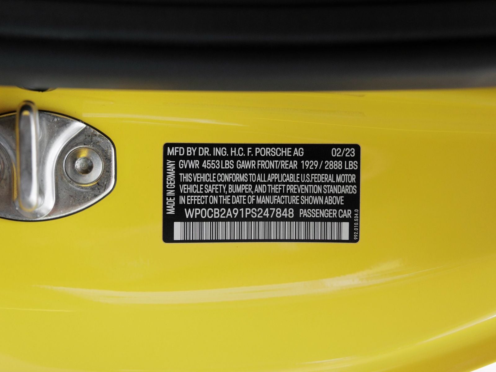 2023 Porsche 911 Carrera 4 GTS