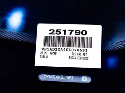 2025 Porsche Macan Macan Electric