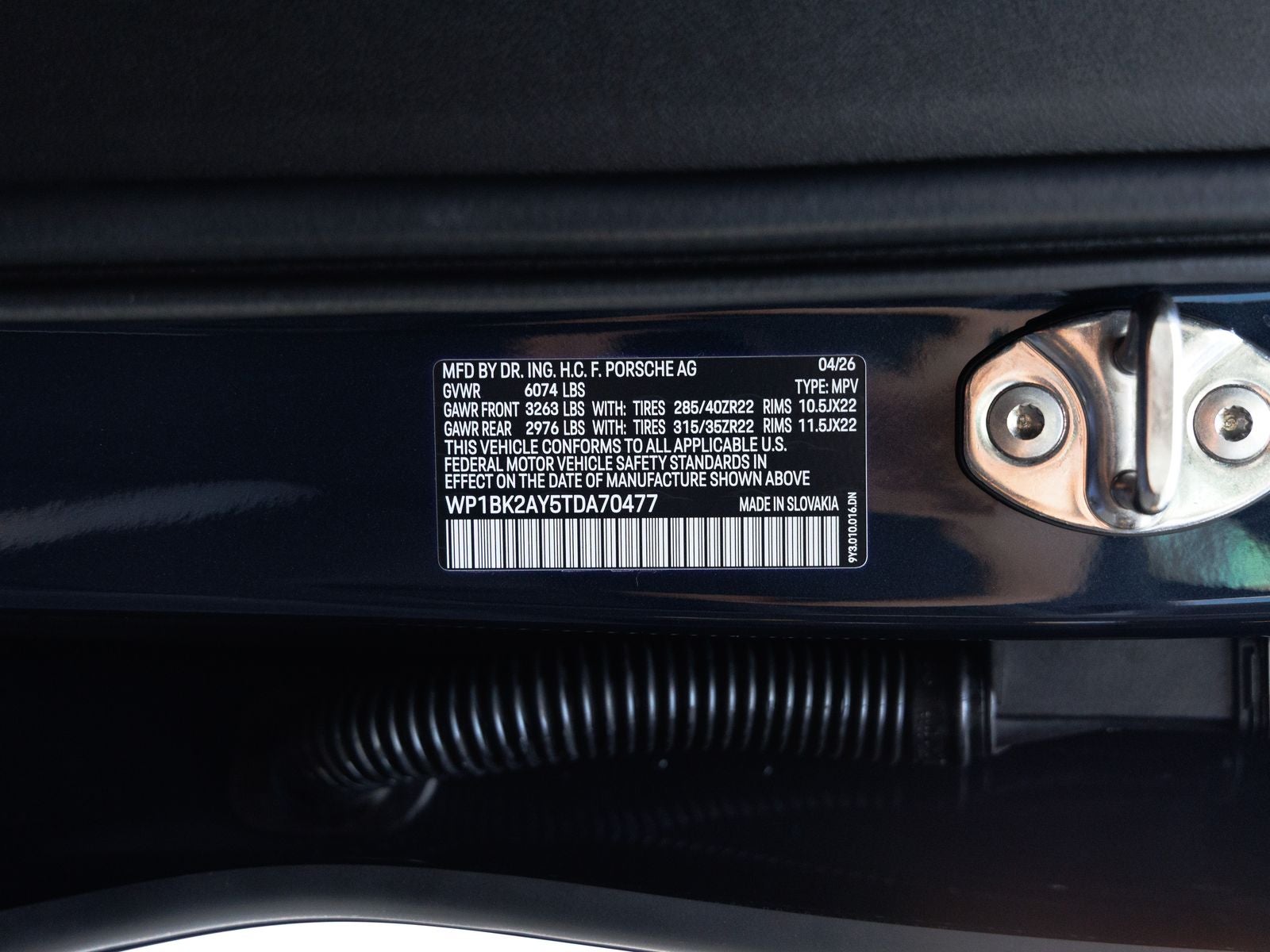 2026 Porsche Cayenne Cayenne Turbo GT