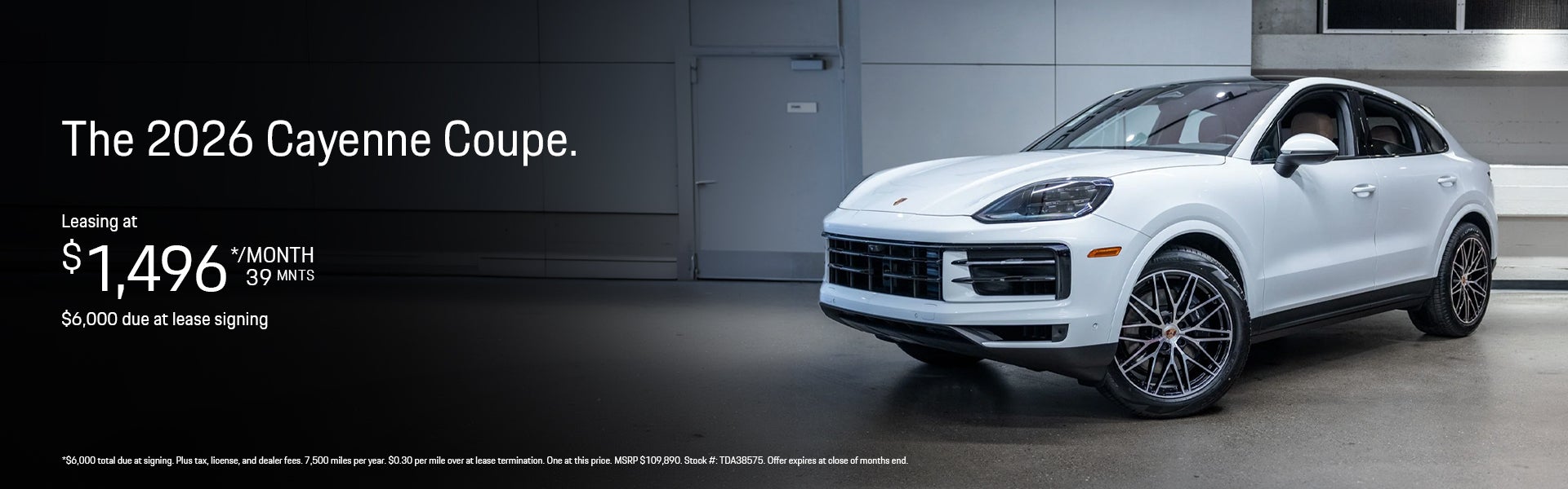 2026 Cayenne Coupe Special