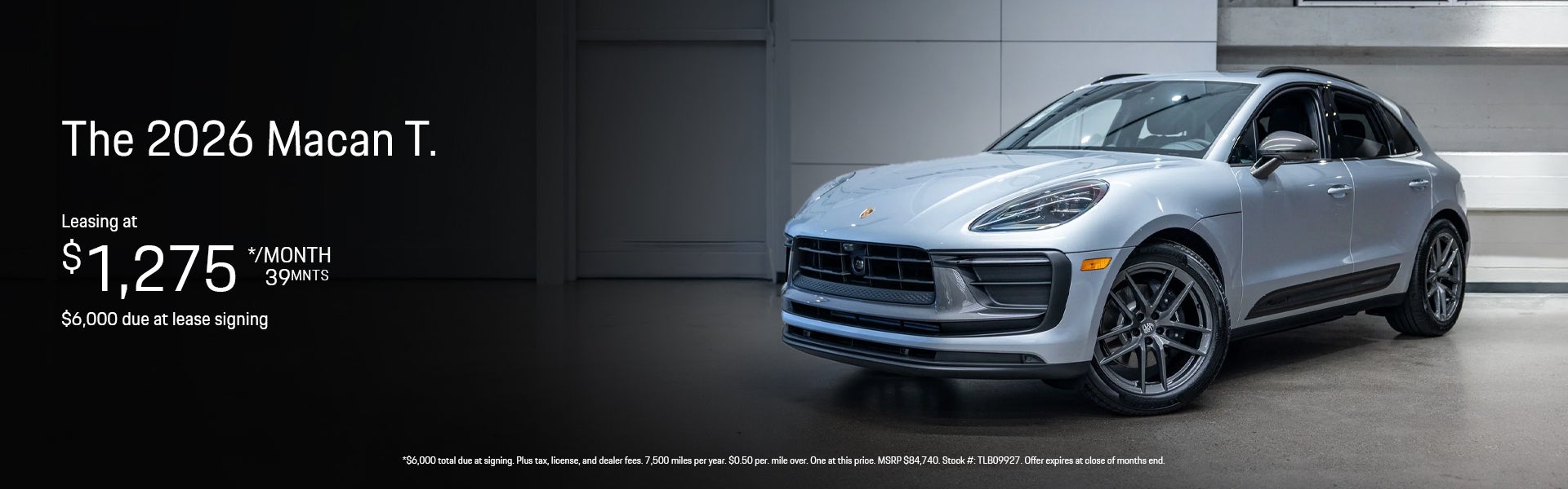 2026 Macan T Lease Special