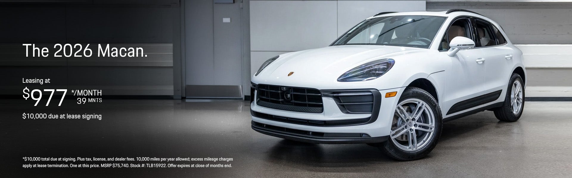 2026 Macan Lease Banner