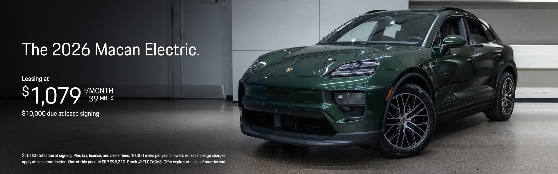2026 Macan Electric Lease Banner