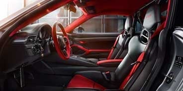  Porsche 911 GT2 RS Interior Red and Black Seats San Francisco CA