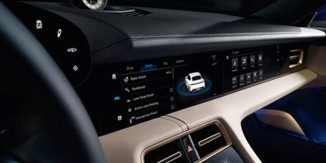 Porsche Taycan Display Apple Music San Francisco CA